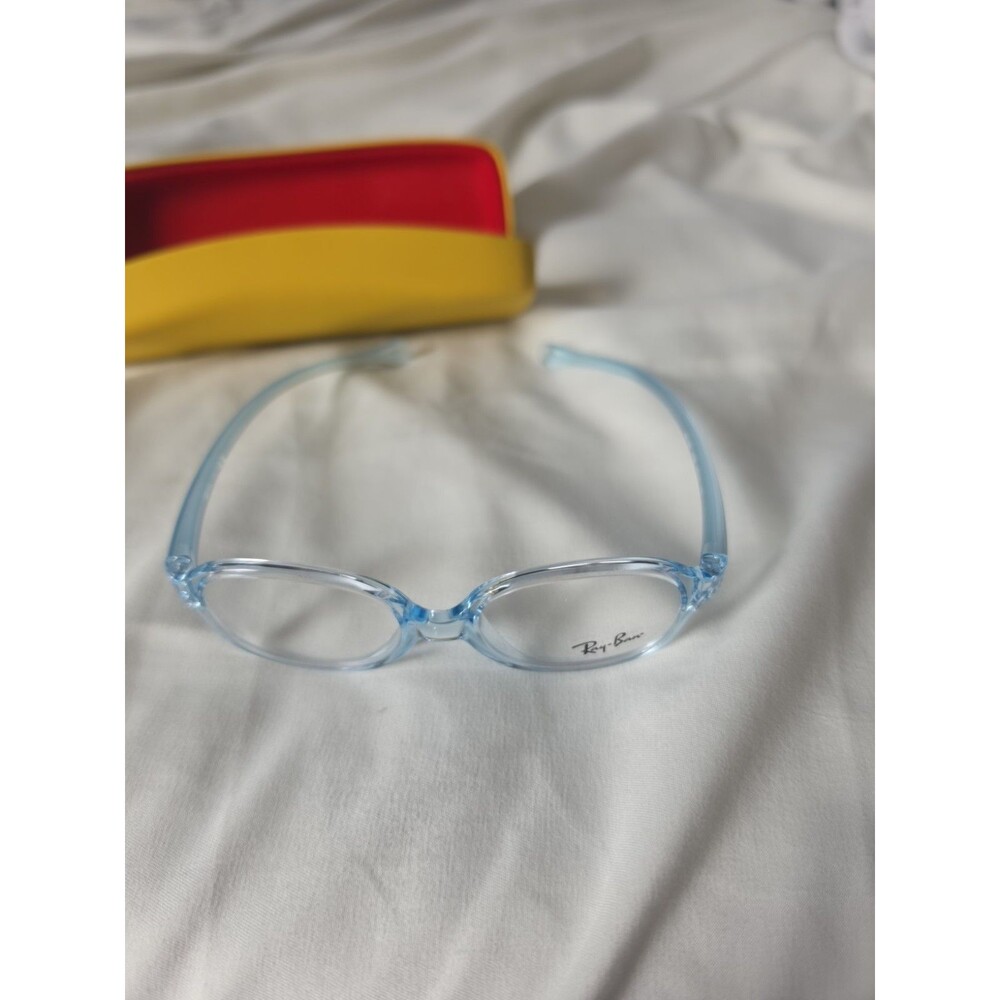 Ray-Ban Kids Eyeglasses RB 1587-3769 Transparent Light Blu WTH Clear Lens & Case